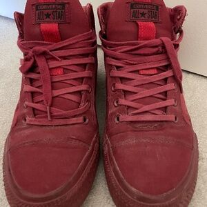 Converse Men's Red High-Top Sneakers